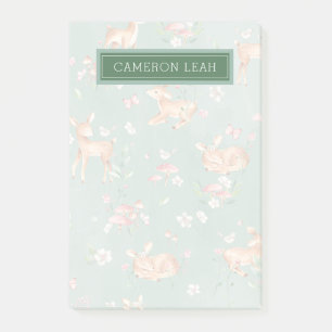 Post-it® Motif de cerfs à l'aquarelle