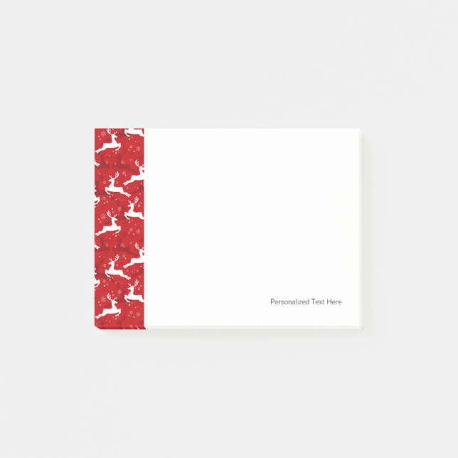 Post-it® Motif de cerfs communs de vacances (Devant)