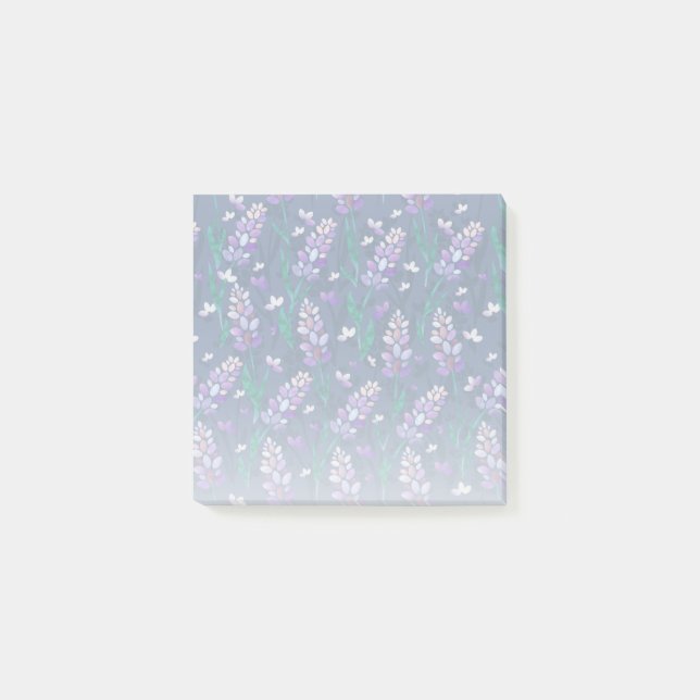 Post-it® Motif de champs Lavender dans violet (Devant)