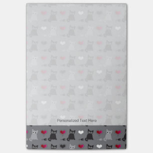 Post-it® motif de chaton et de souris