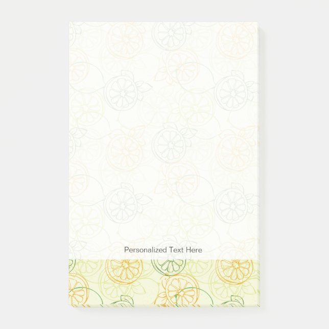 Post-it® Motif de citron (Devant)