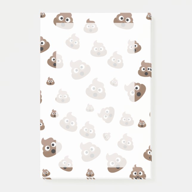 Post-it® Motif de Cute Poop Emoji (Devant)