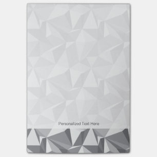 Post-it® Motif de diamant - polygone abstrait