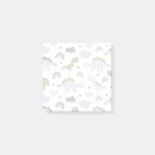 Post-it® Motif de dinosaure arc-en-ciel mignon
