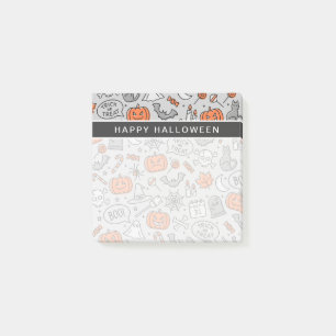 Post-it® Motif de doodle pour les enfants mignons Halloween