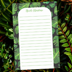 Post-it® Motif de feuille de monstère tropicale CUSTOMISÉ