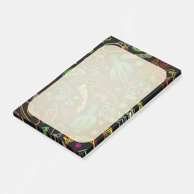 Post-it® Motif de Fiesta du Mexique (Incliné)