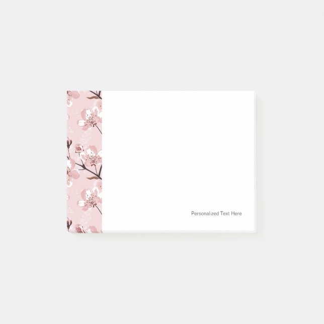 Post-it® Motif de fleurs de fleurs de cerisier (Devant)