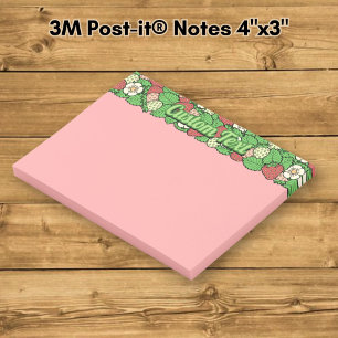 Post-it® Motif de fond de fraise