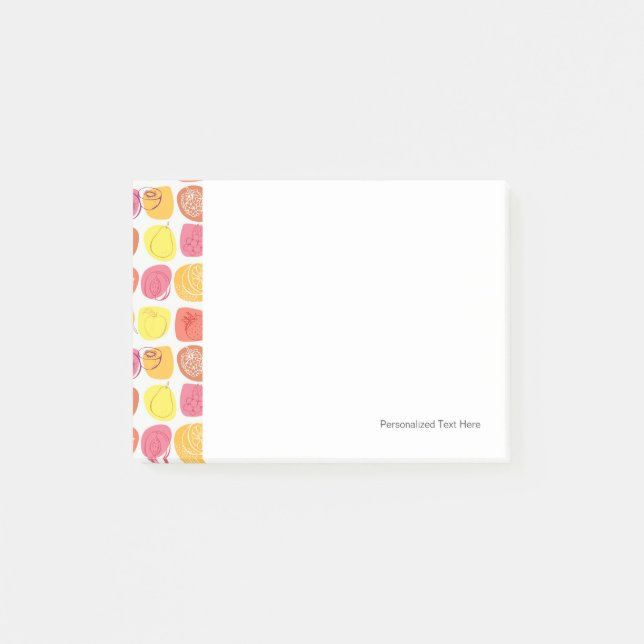 Post-it® motif de fruits (Devant)