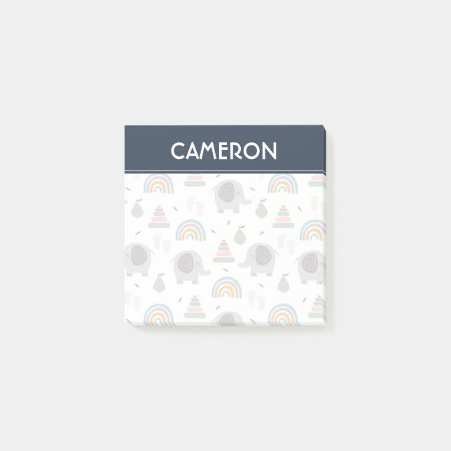 Post-it® Motif de jouets pour bébé mou (Devant)