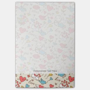 Post-it® Motif de la Saint Valentin avec Cupidon
