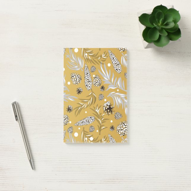 Post-it® Motif de Noël, Pine Snow 6 (Bureau)