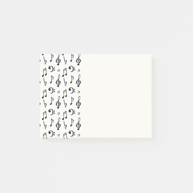 Post-it® Motif de notes musicales mignonnes (Devant)