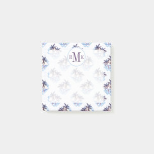 Post-it® Motif de palmiers géométriques couleur aquarelle v