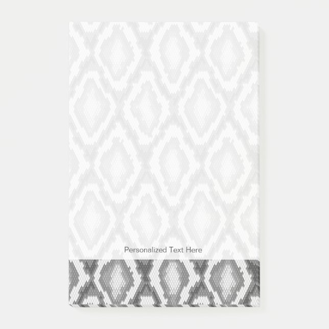 Post-it® motif de peau de serpent python (Devant)