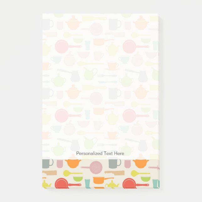 Post-it® Motif de plats (Devant)