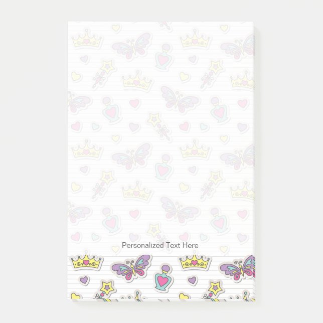 Post-it® motif de princesse de ballet (Devant)