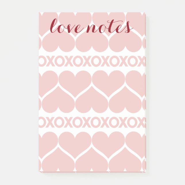 Post-it® Motif de Saint-Valentin (Devant)