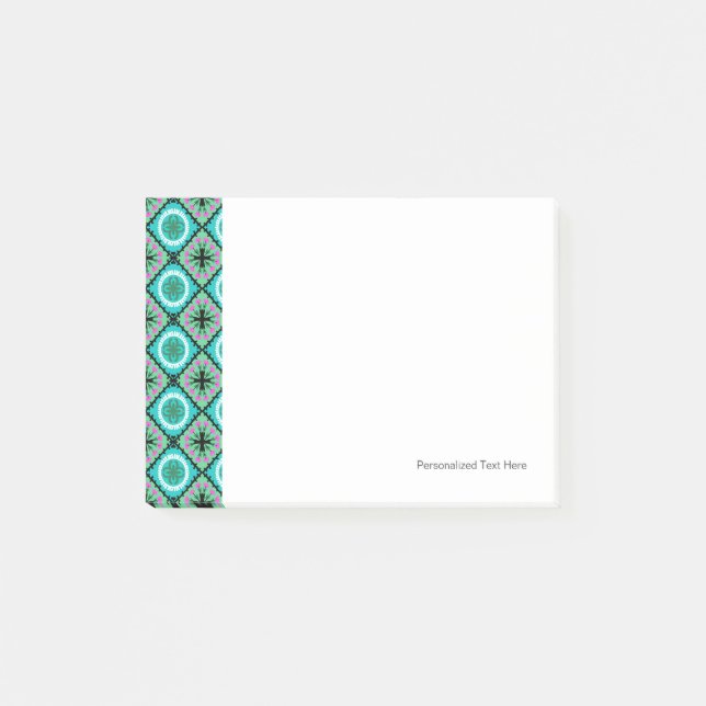 Post-it® Motif de Suzani avec des motifs d'Ouzbékistan et (Devant)