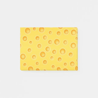 Post-it® Motif de texture de Cheezy de fromage suisse