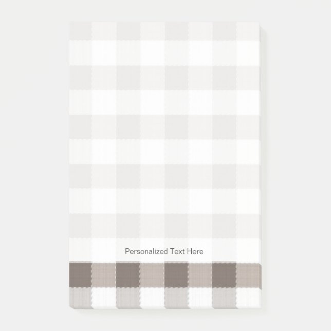 Post-it® Motif de tissu de table Brown (Devant)