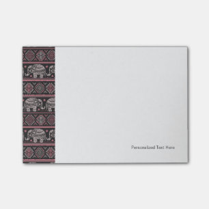 Post-it® Motif d'éléphant noir