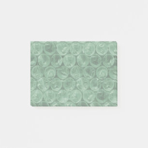 Post-it® Motif d'enveloppement de bulle verte