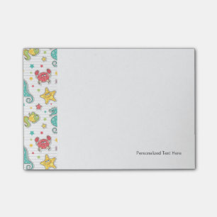 Post-it® motif des créatures de mer