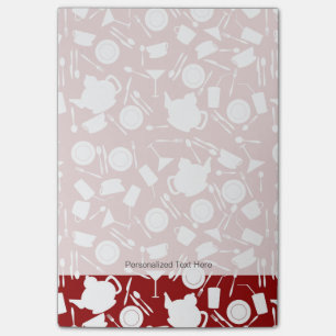 Post-it® Motif des éléments de cuisine