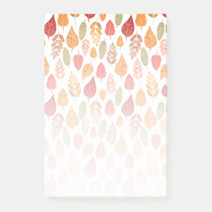Post-it® Motif des feuilles d'automne peintes