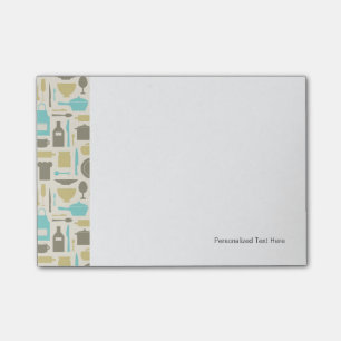 Post-it® Motif des outils de cuisine