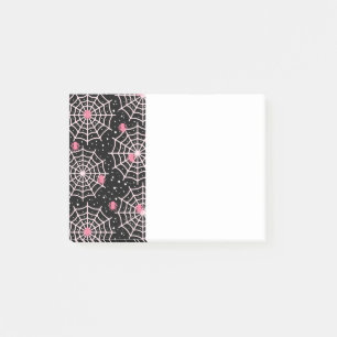 Post-it® Motif des toiles d'Halloween et araignées