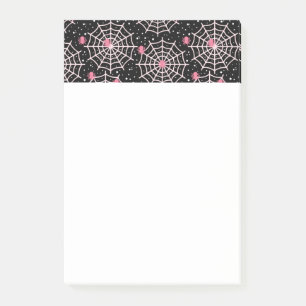 Post-it® Motif des toiles d'Halloween et araignées