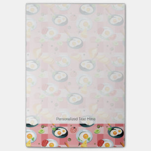 Post-it® Motif des tomates et des oeufs frits