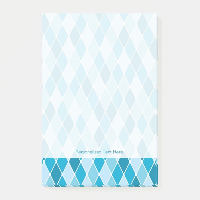 Post-it® Motif d'hiver de harlequin (Devant)