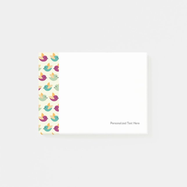 Post-it® Motif d'oiseaux (Devant)