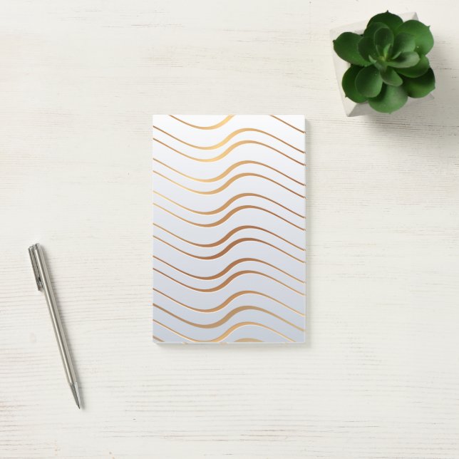 Post-it® Motif d'or 3 (Bureau)