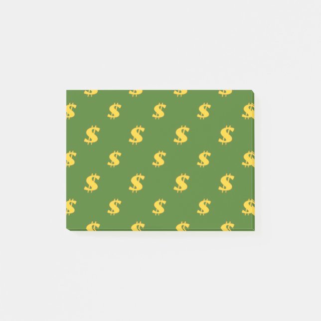 Post-it® Motif du panneau Dollar (Devant)