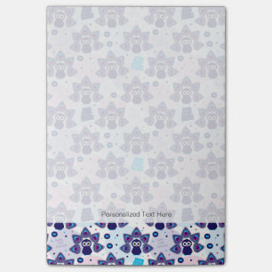 Post-it® motif exotique de paon de l'Inde
