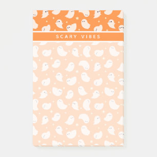 Post-it® Motif fantôme orange gribouillé