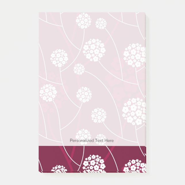 Post-it® Motif floral abstrait (Devant)