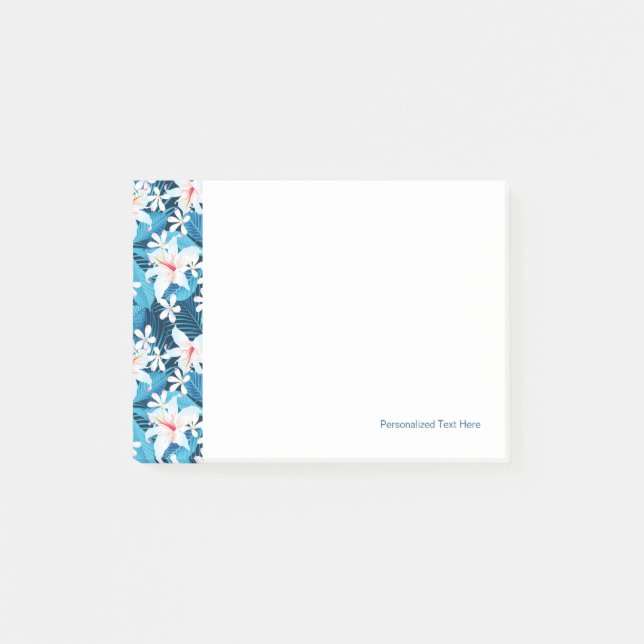 Post-it® Motif floral de ketmie tropicale (Devant)