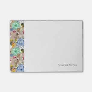 Post-it® Motif floral de style rétro 3