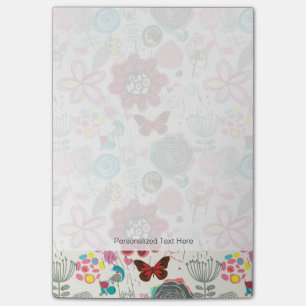 Post-it® Motif floral de style rétro 5
