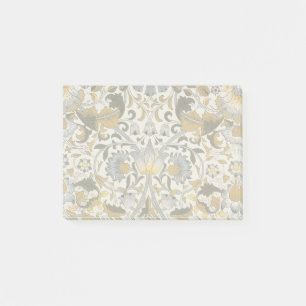 Post-it® Motif floral William Morris Lodden : bleu or