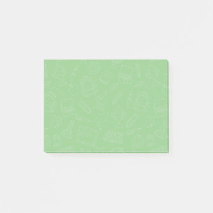Post-it® Motif Fournitures scolaires tirées à la main