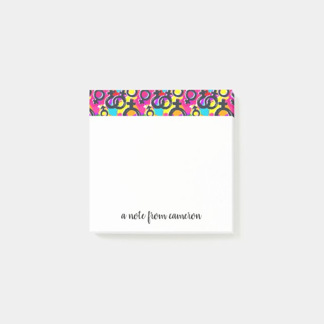 Post-it® Motif Gay pride de Neon (Devant)