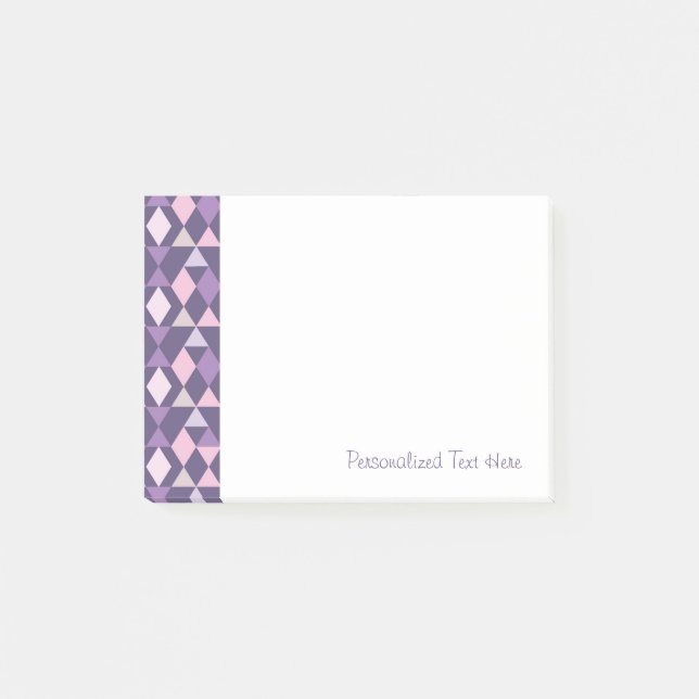 Post-it® Motif géométrique arabe pourpre (Devant)
