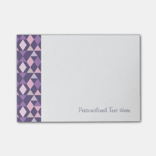 Post-it® Motif géométrique arabe pourpre